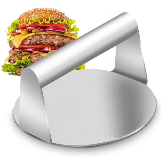Stainless Steel Smash Burger Press Hamburger Patties Meat Masher