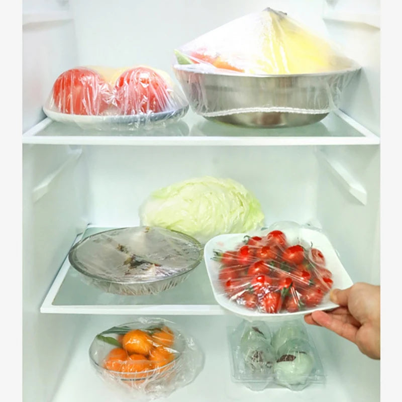 Disposable Food Cover Elastic Plastic Wrap Food Grade Food Lids Shoe