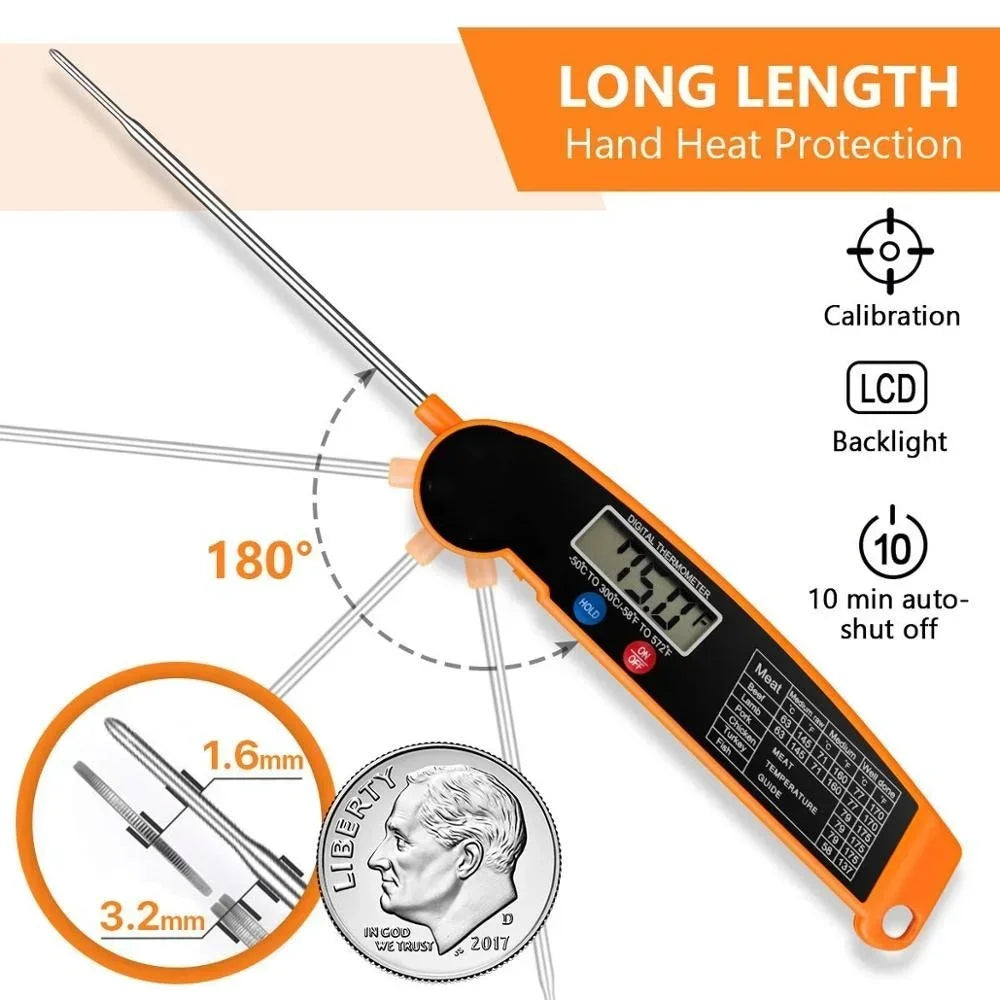 Digital Kitchen Food Thermometer For Meat Water Milk Cooking Food
