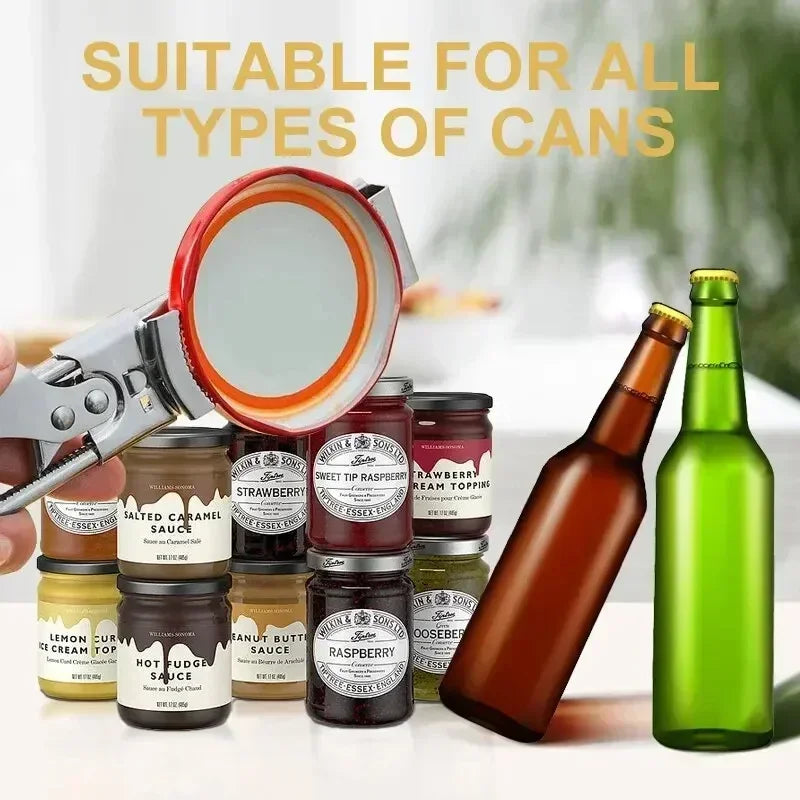Adjustable Bottle Opener Stainless Steel Beer Wine Openers