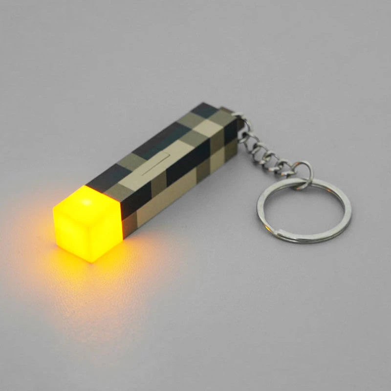 Mini Rechargeable Flashlight Keychain | Plastic Material Game Model