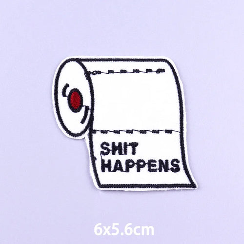Punk Funny Patch Iron On Patches For Clothing Thermoadhesive Patches