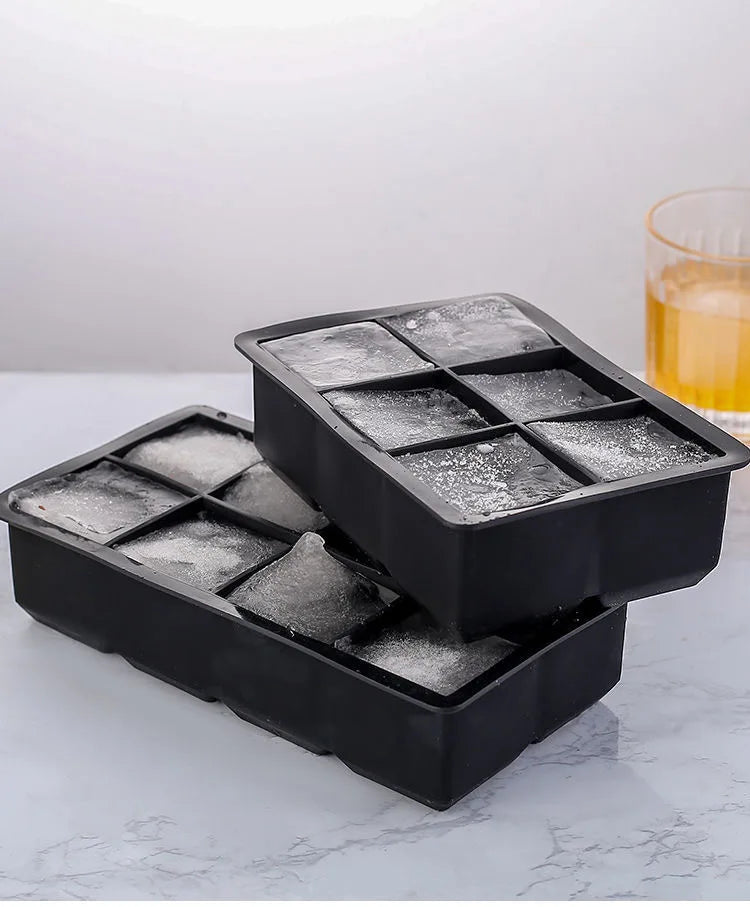 4/6/8/15 Grid Big Ice Tray Mold Giant Jumbo Large Food Grade Silicone