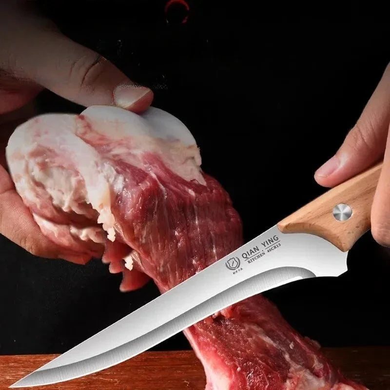 High manganese steel knife for cutting and bone removal kitchen