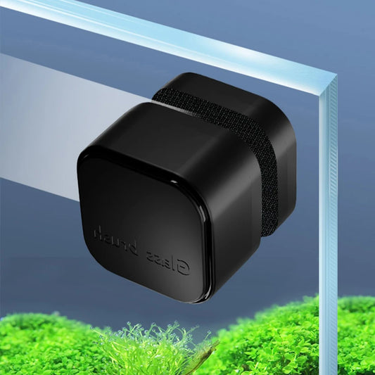 1pc Magnetic Aquarium Glass Cleaner Brush, Mini Square Plastic Algae