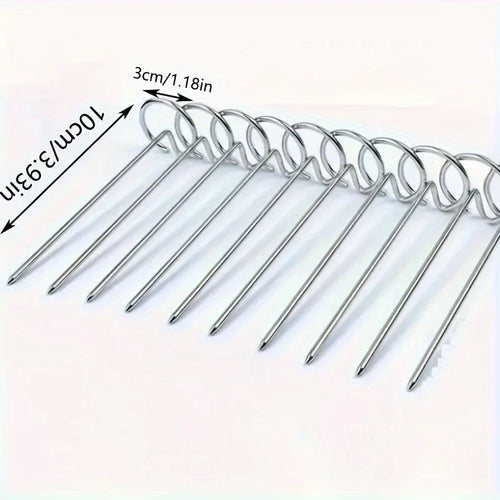10pcs Air Fryer Oven, Vertical Grill, Skewer Grill, Universal