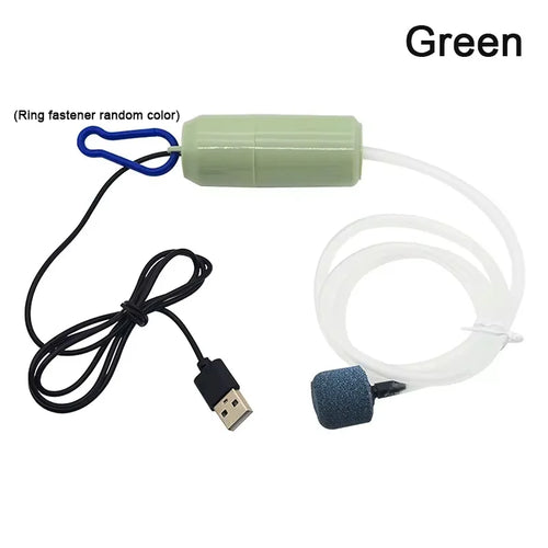 Aquarium USB Air Pump Fish Tank Silent Air Compressor Aquarium