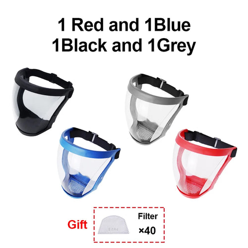 Work Protection Mask Transparent Facial Shield Transparent Facial