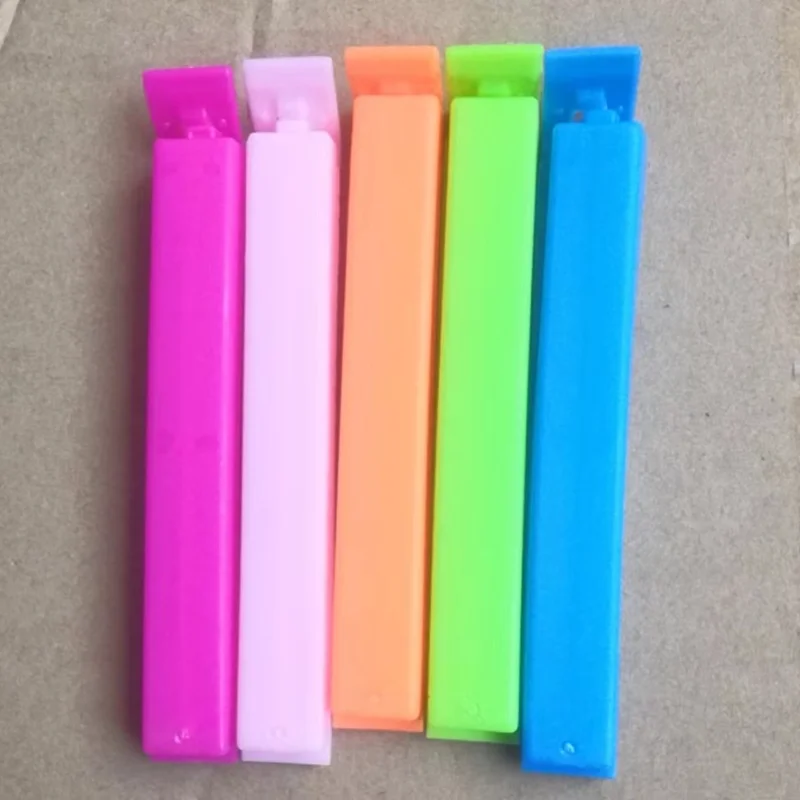 5-30pcs Colorful Sealing Clips Moisture-Proof Fresh-Keeping Snack Bag