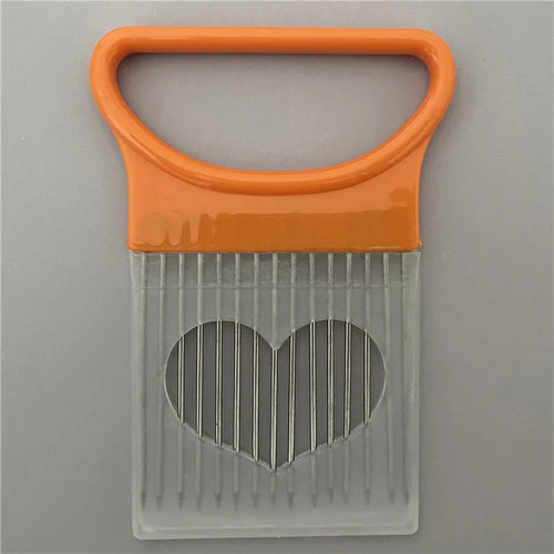 Effortlessly Slice Onions with this 1pc Colorful Onion Slicer Kitchen