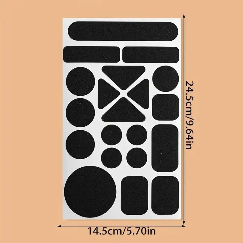 1 Set，Instant Self-Adhesive Fabric Repair Patch - Universal Black,