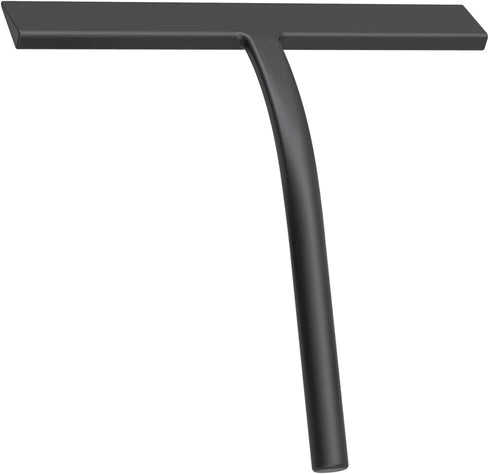 Matte Black Silicone Squeegee Streak Free Cleaning Shower Squeegee for