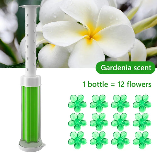 Toilet Cleaner Gel Remove Odors Leave Flower Aromatic Toilet Gel No