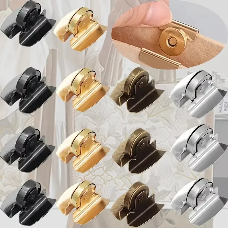 4pairs bag snap accessories magnetic buckle bag snap hidden button