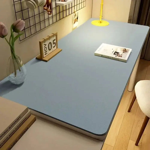 Leather Table cloth for Home Easy Clean Table Protector Waterproof Tea