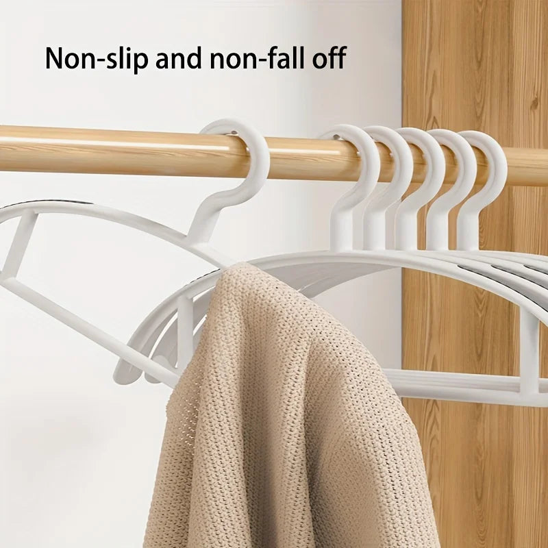 Household Non-slip Hanger, Thick And Wide Shoulder Plastic Drying