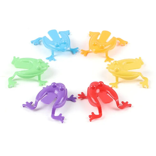 30-100Pcs Jumping Frog Bounce Fidget Toys For Kids Novelty Assorted