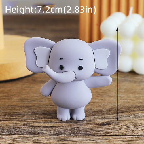 Baby Elephant Cake Topper for Baby Shower Elephant Cake Decoration