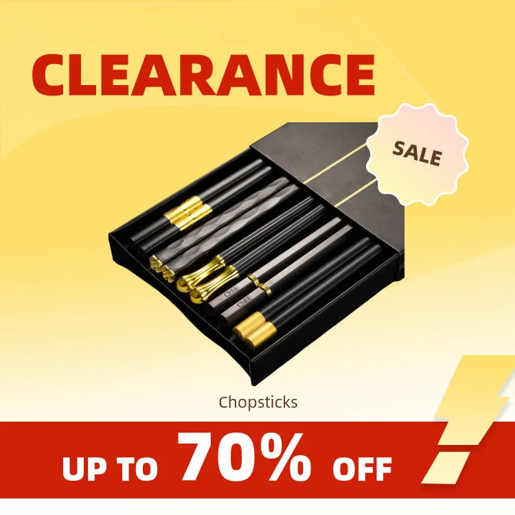 Clearance_5 Pairs Japanese Chopsticks Korean Chopsticks Reusable