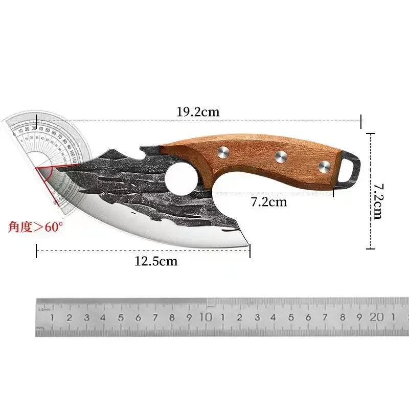 2025new Outdoor Pick Bones Dedicated Knife Hand-Forged Meat Cutting