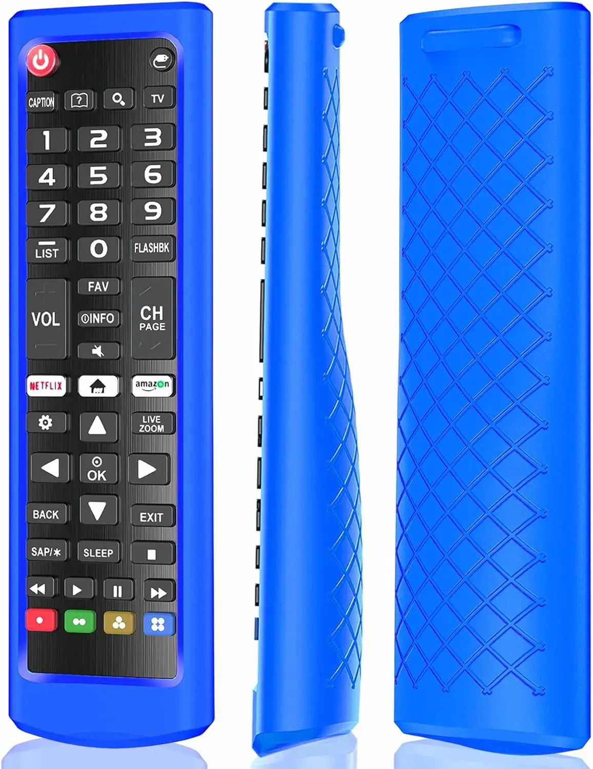 Luminous Silicone Remote Control Cover for LG AKB Series, Non‑Slip