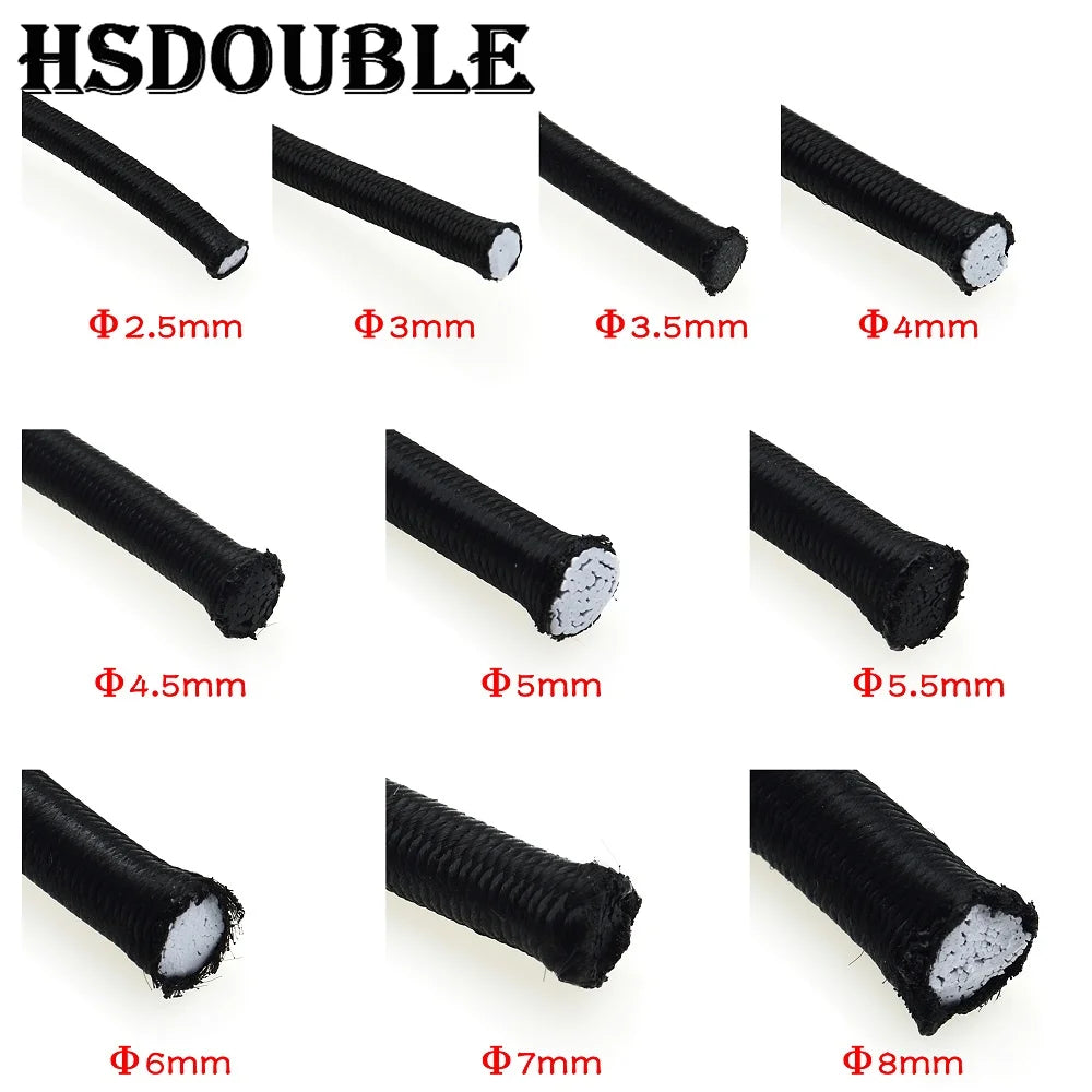 10 Meters Strong Elastic Rope Bungee Shock Cord Stretch String for DIY