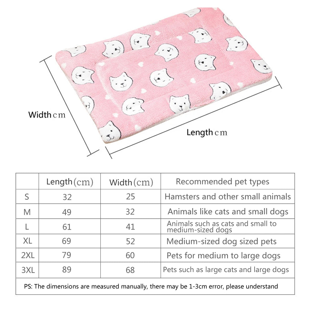 Thickened Comfortable Warm Small Cat Sleeping Cushion Skin-friendly