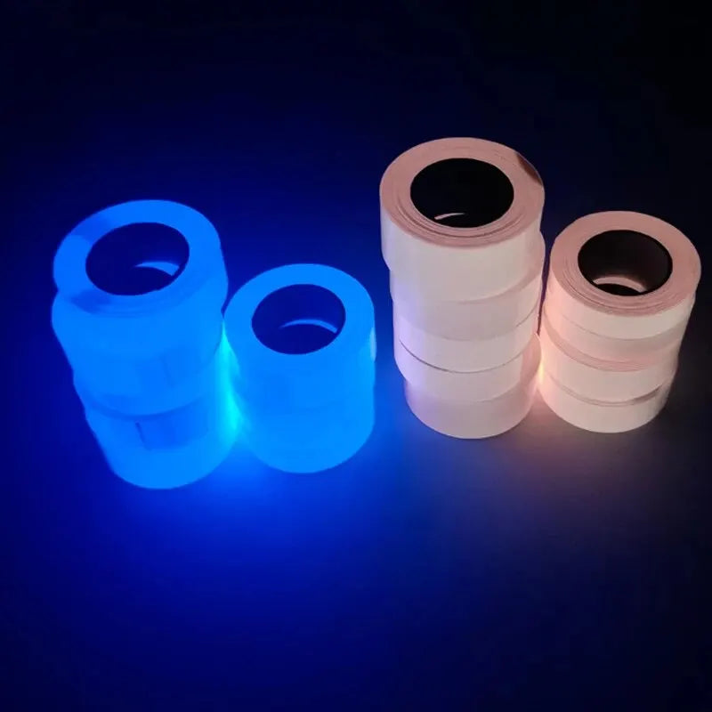 1 Roll Fluorescent Self-Adhesive Glow-In-The-Dark Tape Light Strip