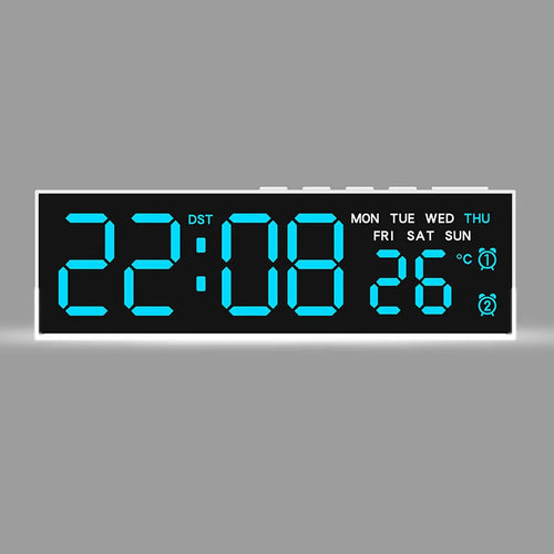 USB Powered Digital Alarm Clock with White Mood Light TEMP Week 2