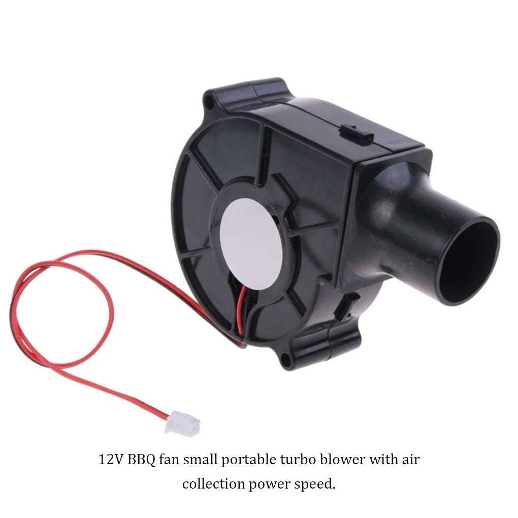220V BBQ Fan Small Blast Engine with Air Collecting Adjustable Speed