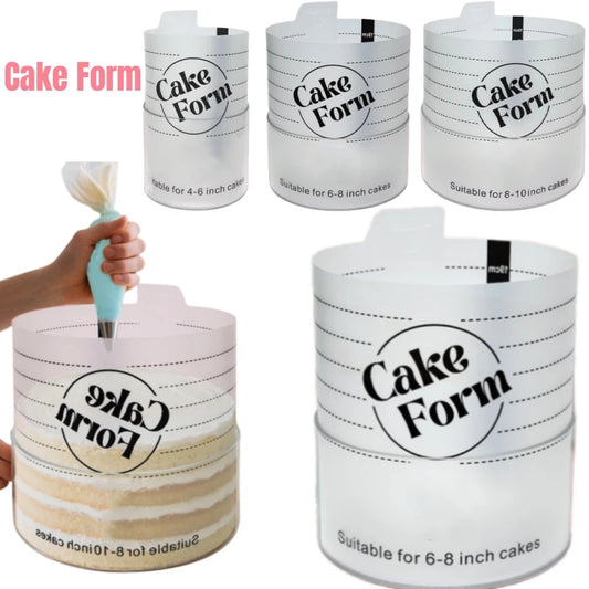 Round Adjustable Cake Ring Mold Retractable Fondant Tools Mousse Cake