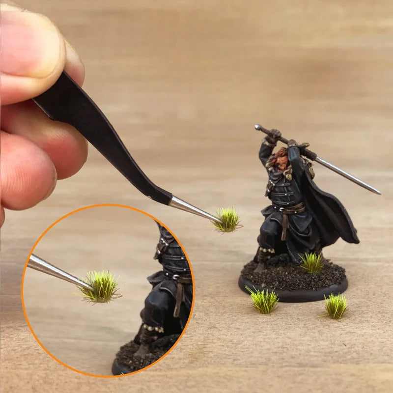 104pcs/pack Static Grass Tuft, Model Grass Tufts Terrain Model Kit