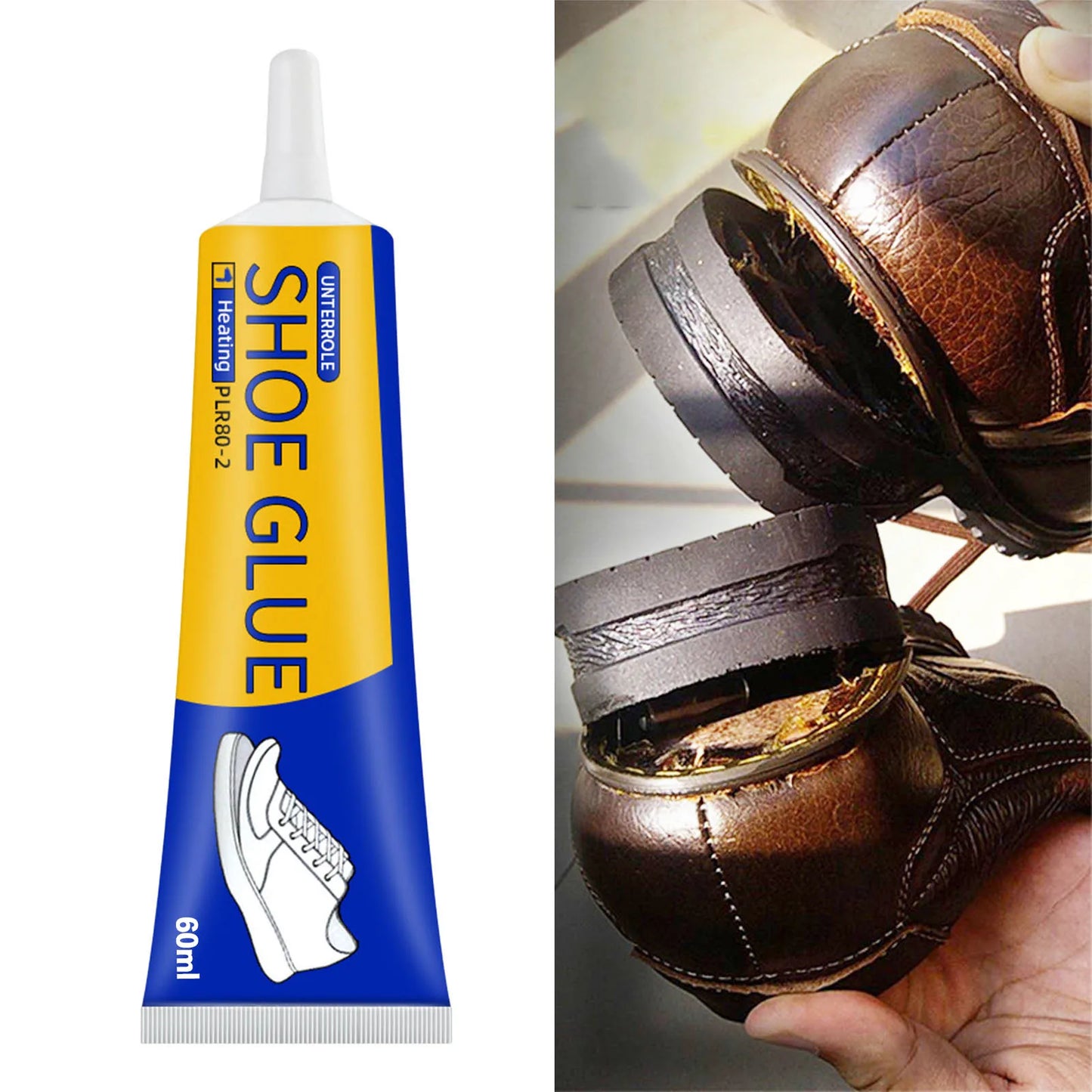 Clear Shoe Repair Adhesive Low Odor Strong Adhesive Soft Resin Shoe