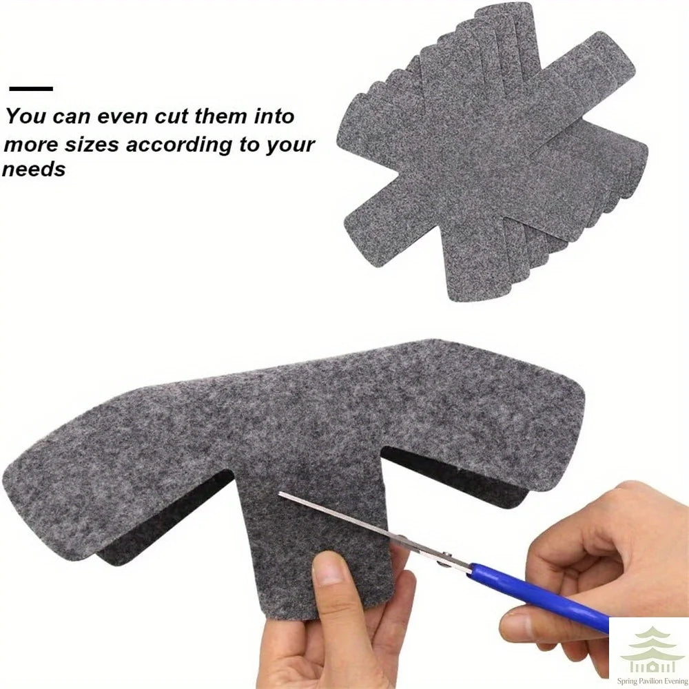 12 PCs/Pack Pot Divider Pad for Stackable Pot Protector, 3 Different