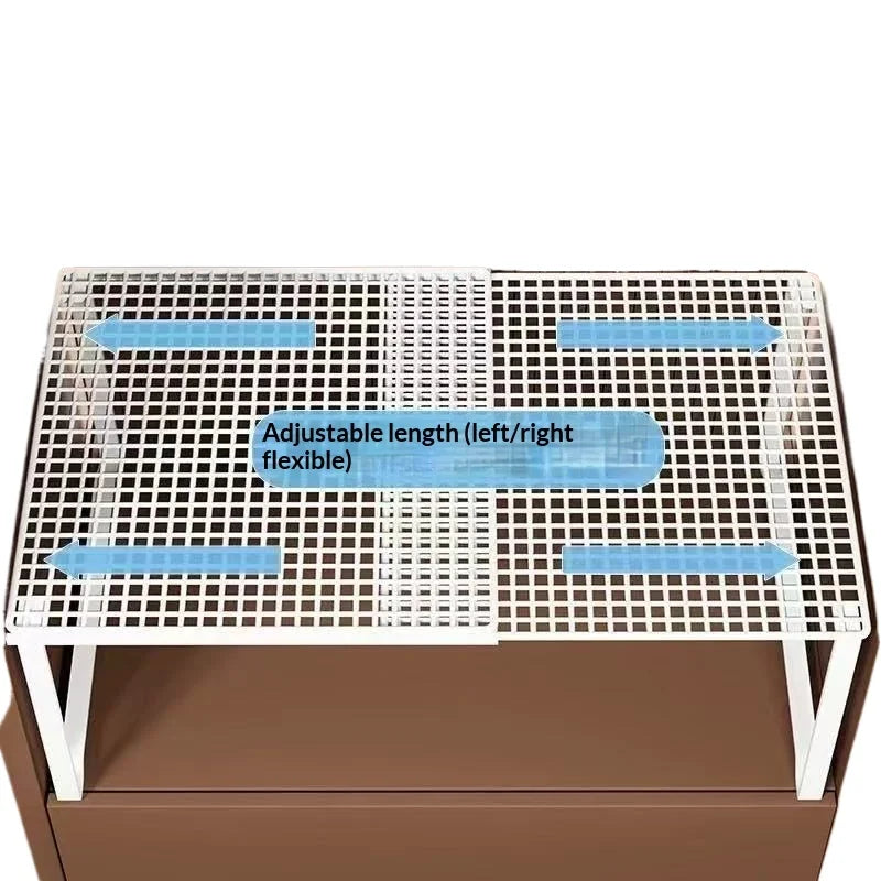 Retractable Wardrobe Storage Layered Organizer, Clothes Rack Internal