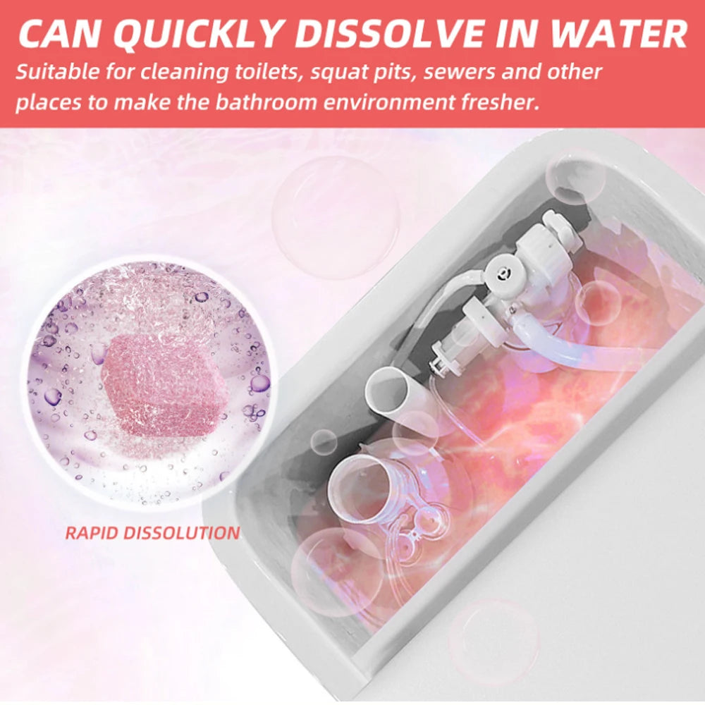 3-20Pcs Toilets Cleaning Effervescent Tablet Toilet Cleaner Deodorant