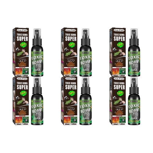 6pcs-1pcs 30ml Halloween Props Liquid Fart Spray Non Toxic Stink Bomb