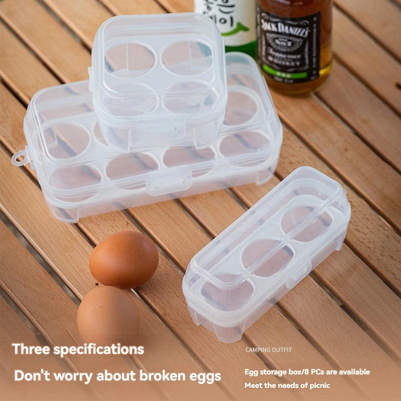 Outdoor Shockproof Egg Box Storage Box, Portable Camping Shatterproof