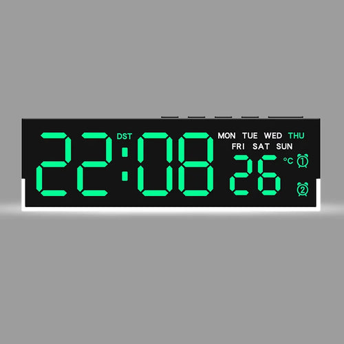 USB Powered Digital Alarm Clock with White Mood Light TEMP Week 2
