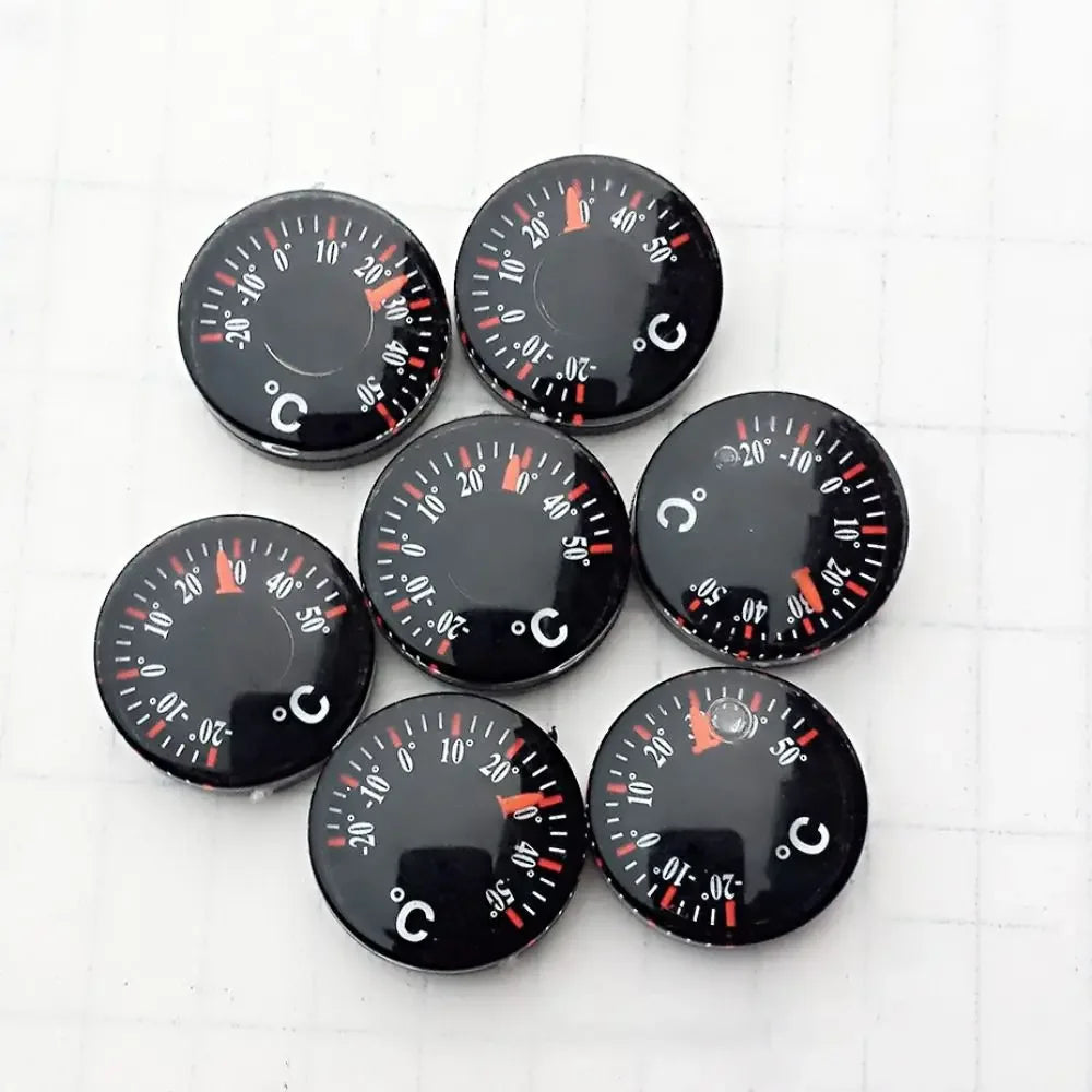 Portable Mini Circular Thermometer Waterproof Scale Measurement Dial