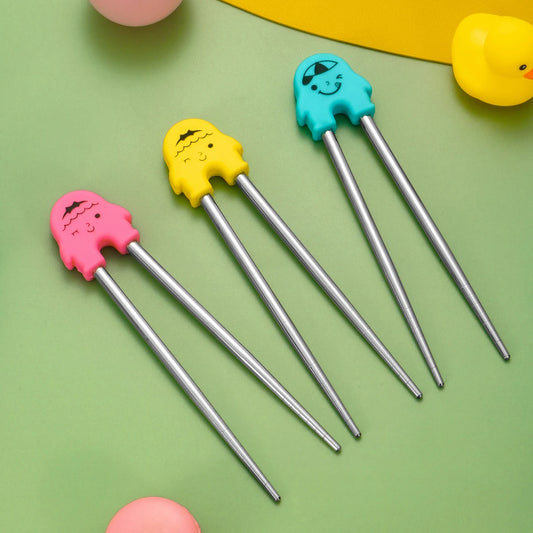 1pc Cartoon practice special dining chopsticks chopsticks children