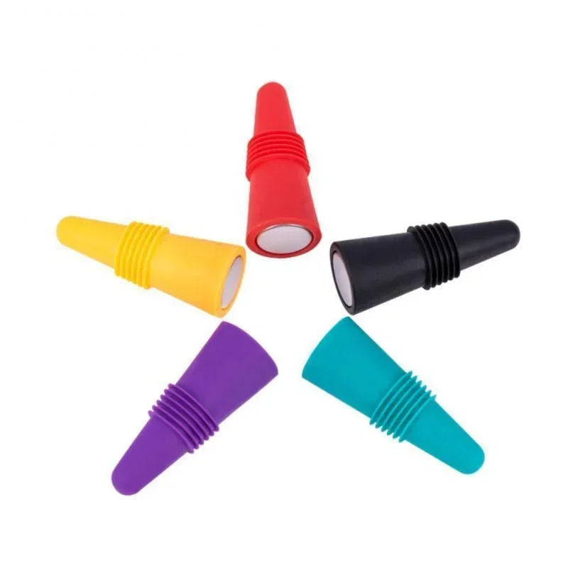 1PC Silicone Wine and Beverage Bottle Cap Set Leak Proof Champagne