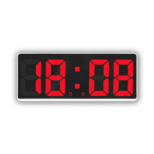 Digital Alarm Clock Voice Control Teperature Snooze Night Mode Desktop