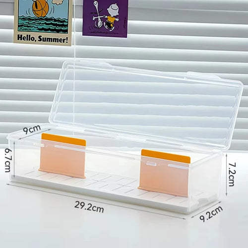 Transparent plastic storage box, capable of holding 550+gaming cards,