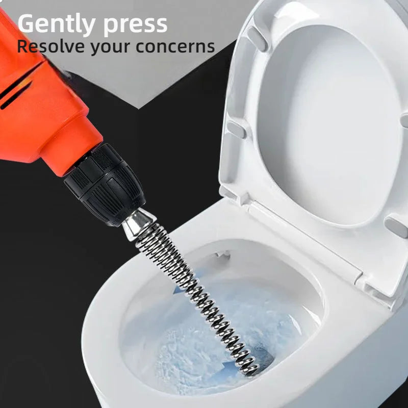 1/1.5/2.5/3.5/5 Meter Drain Cleaner 10mm Dia Pipe Spring Anti-Rust