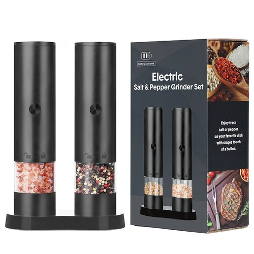 Electric Automatic Pepper & Salt Grinder - USB Charging,