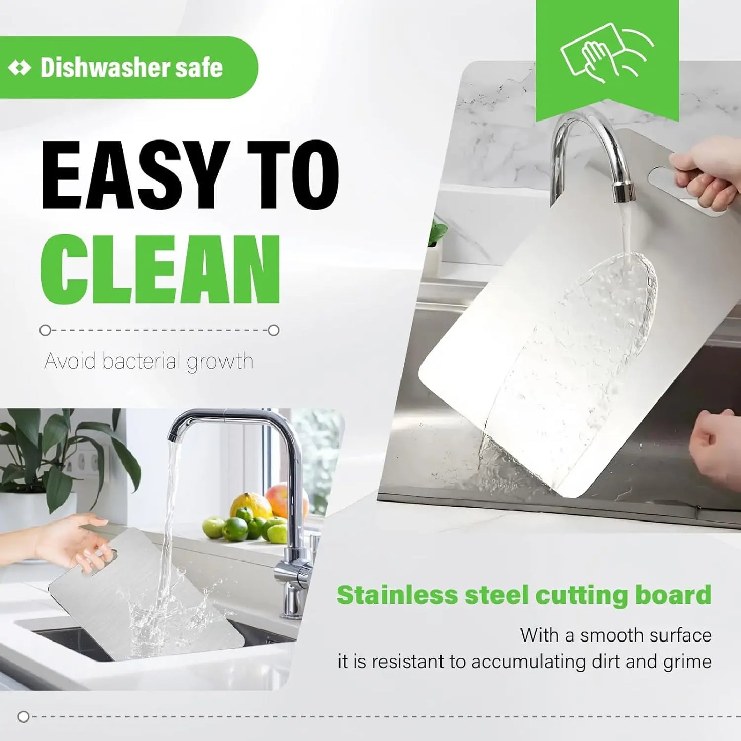 Stainless Steel Panel and Chopping Board Kitchen Household Thickened