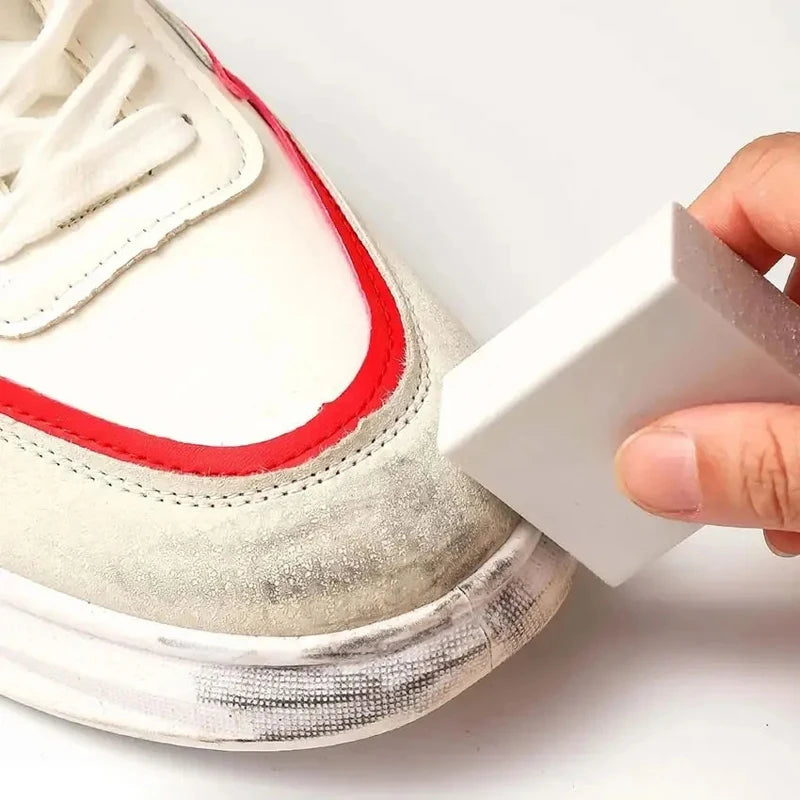 White Suede Shoe Cleaning Eraser - Rubber Block Shoe Brush for Matte