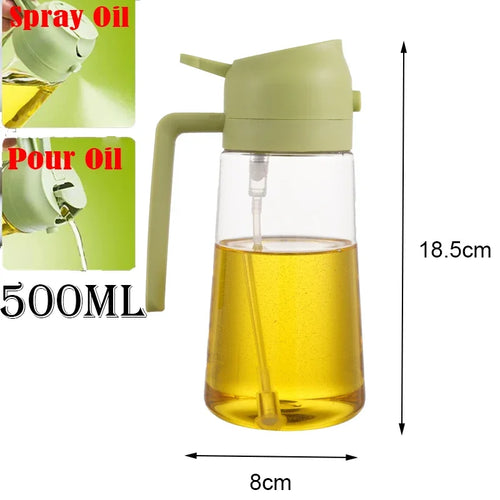 Plastic Spray Oil Sprayer Bottle Spray Oil Dispenser Oil Jar Cruet BBQ