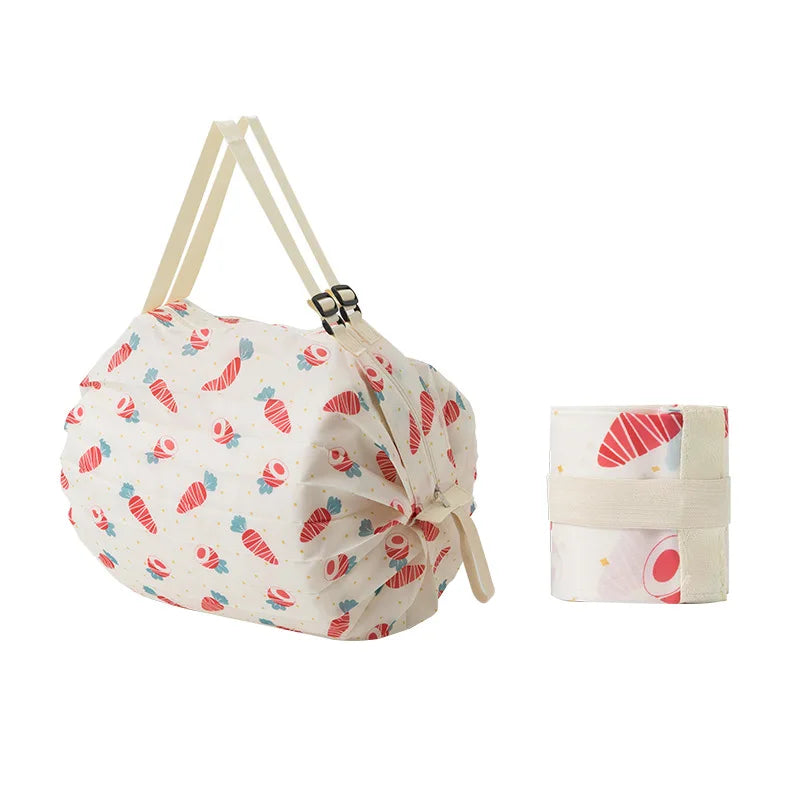 1PC Reusable Foldable Shopping Bag Eco-Friendly Waterproof Large